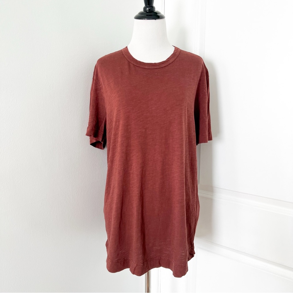 Buck Mason Rust Brown Short Sleeve Tee - Medium